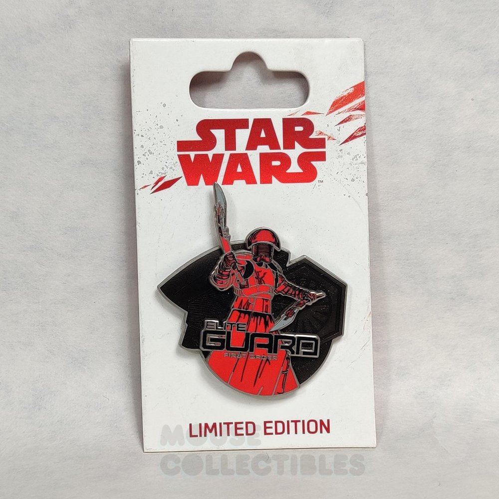 Disney Parks Star Wars The Last Jedi Pin First Order Elite Praetorian Guard Red